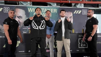 Бен Уиттакер и Бенджамин Гавази провели финальную пресс-конференцию перед боем