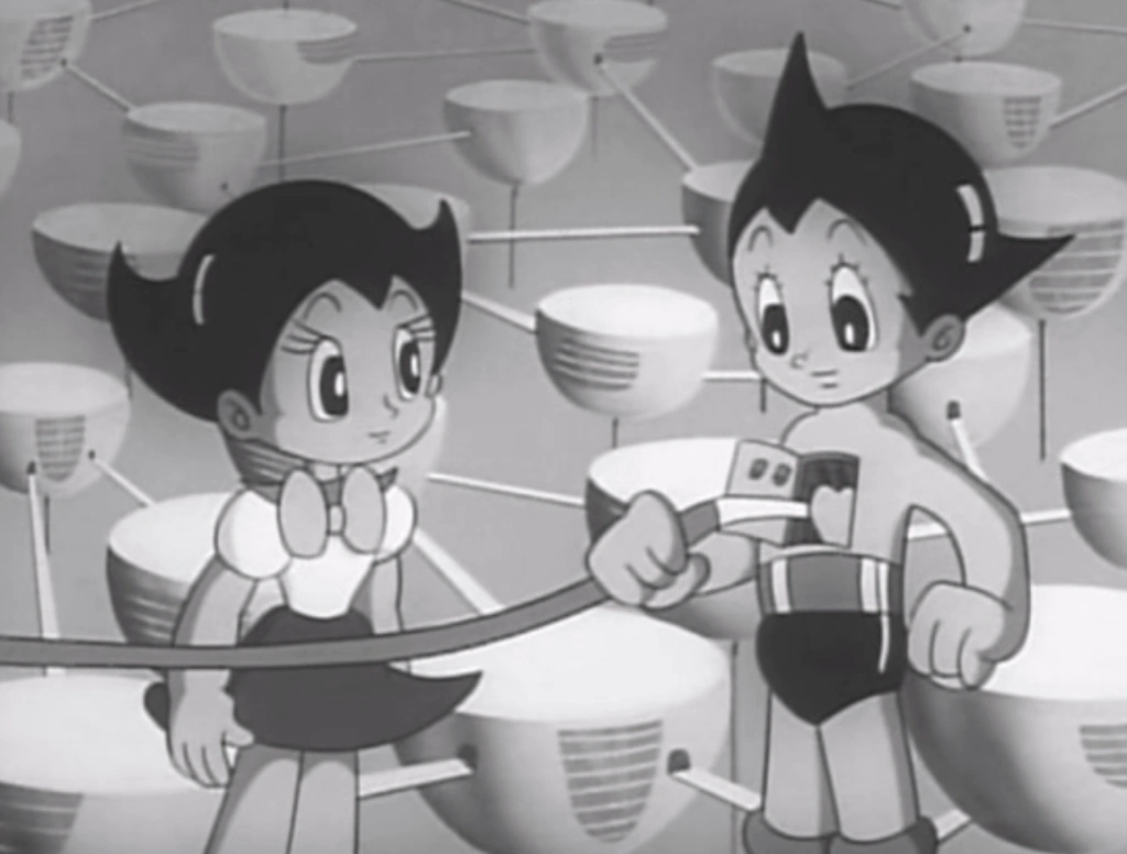 Кадр из аниме-сериала «Астробой» (1963)